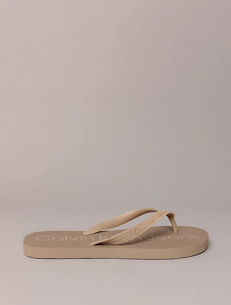 Chinelo Masculino Basic Calvin Klein Jeans - Caqui Claro