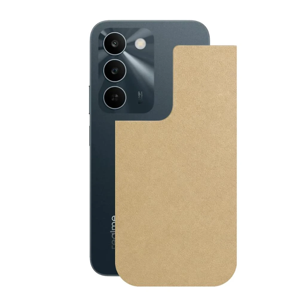 Película para Realme 16x 5G - Traseira Efeito Couro Bege - Gshield