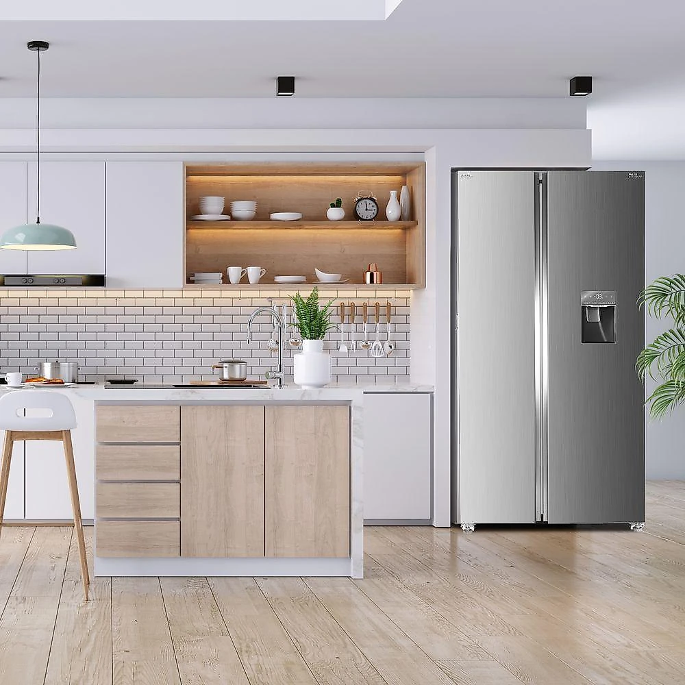 Geladeira Philco Side By Side PRF535ID Eco Inverter 434L Inox 110V
