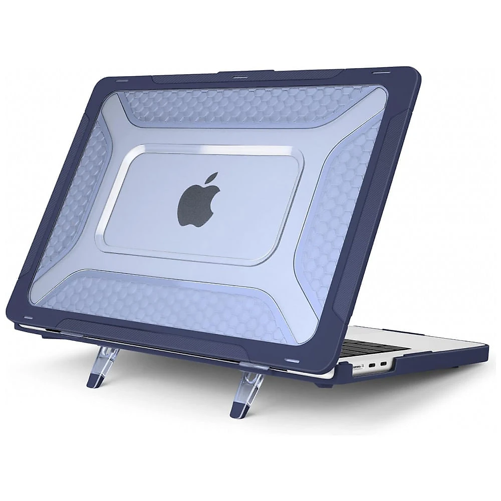 Capa Rígida Antichoque Azul Marinho para MacBook Air 15″ (2023–2025, Modelos A3241/A3114/A2941, M2/M3/M4) – MEEgoodo