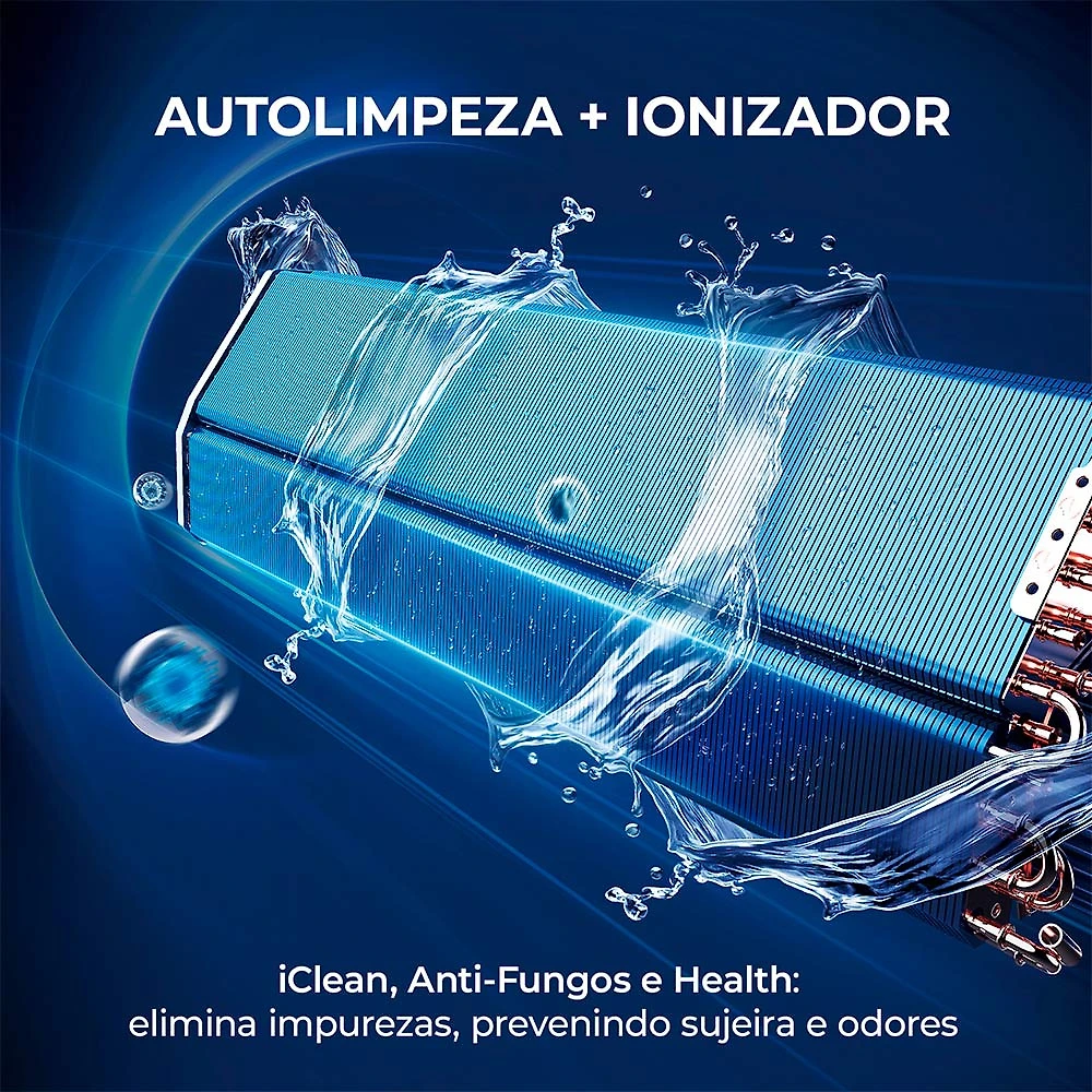 Ar Condicionado Split 9000 BTU's Inverter Externa Aiwa Branca 220V Branco - 220V