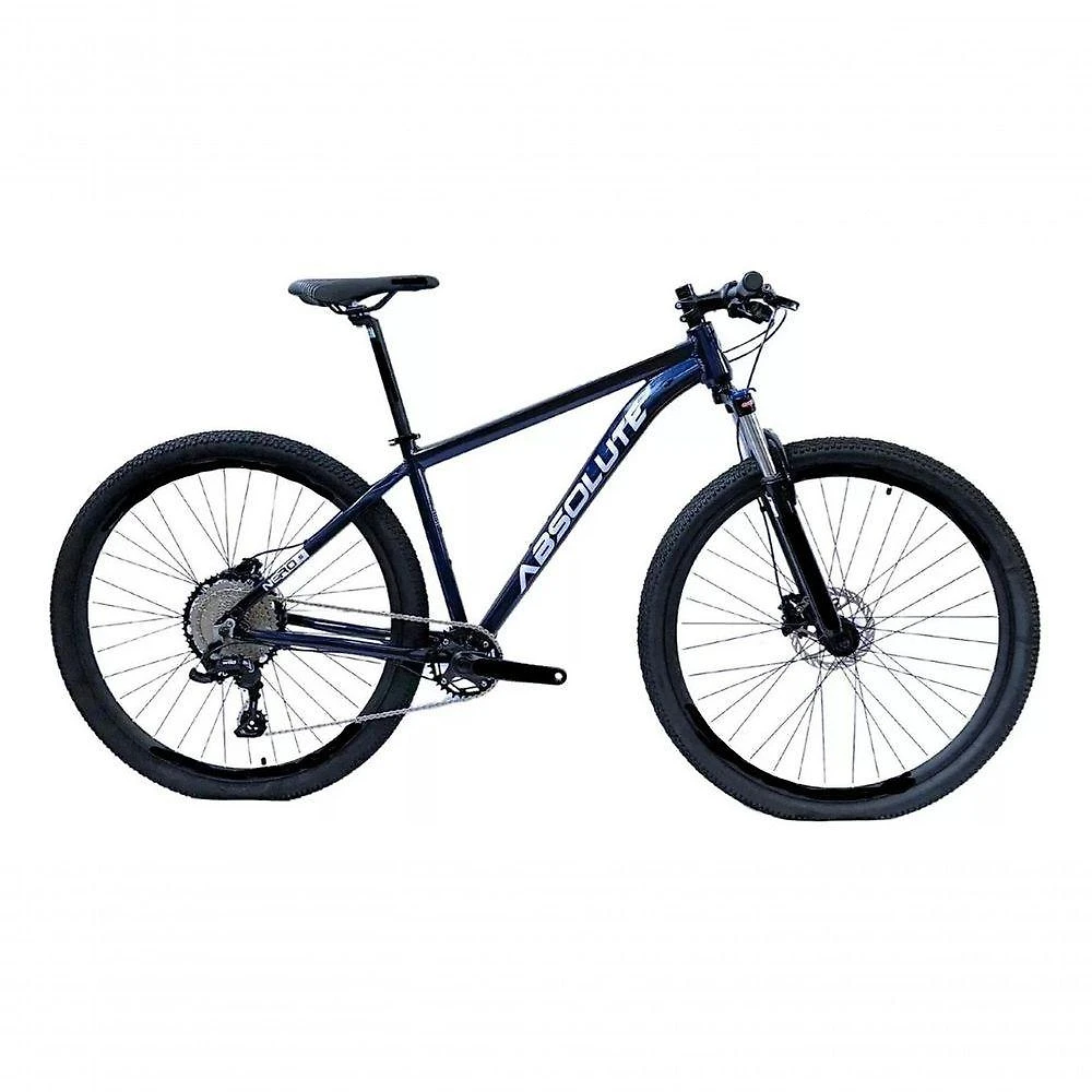Bicicleta Aro 29 Absolute Nero 5 12v Garfo Trava No Guidão Freios Hidráulicos Azul Tam 15