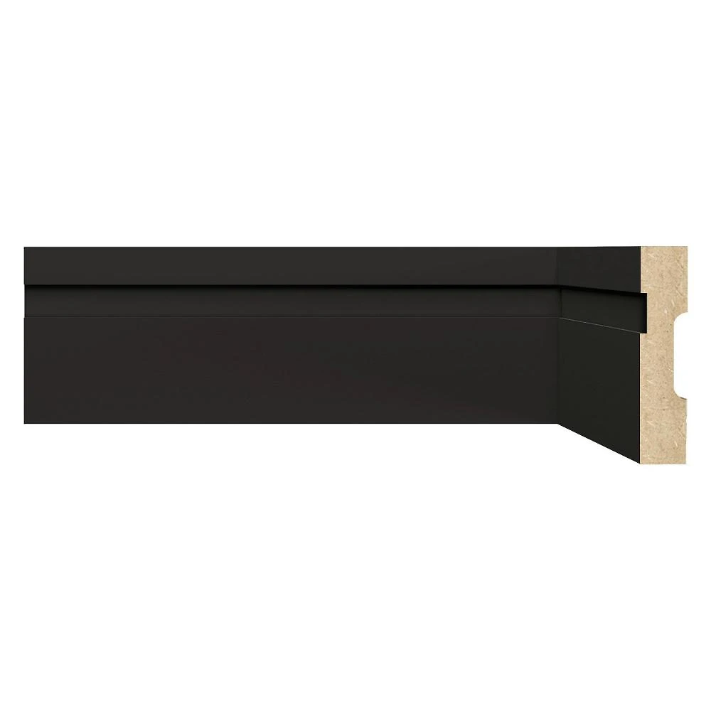 Rodapé de MDF 7cmX15mmX2,40m com Friso 702