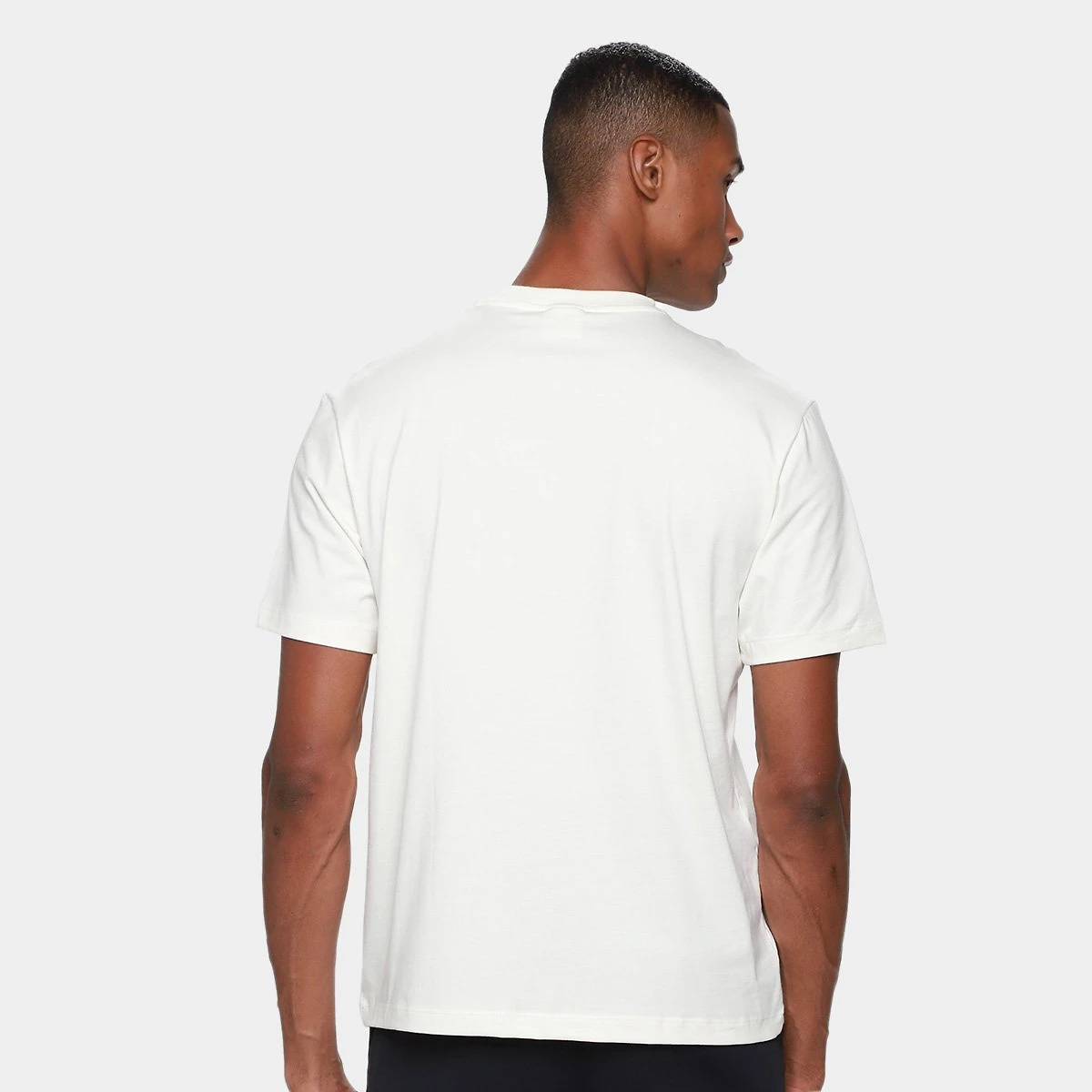 Miniatura Camiseta Fila Comfort F-Box Masculina Off White - G