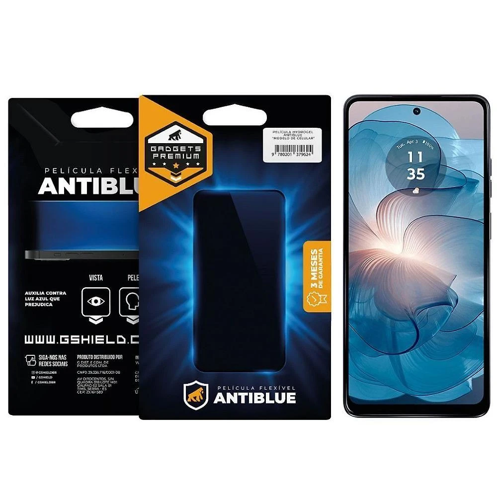 Película para Celular Gshield Antiblue para Moto G24 Power com Bloqueio de 99% da Luz Azul 1 Unidade