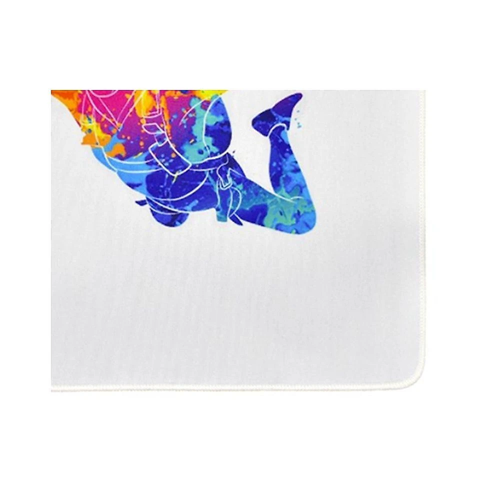 Mouse Pad MP-500W Free Fall Superficie Speed Bordas Seladas Poliester Borracha Antiderrapante Evus