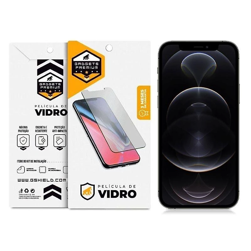 Película De Vidro Dupla Para iPhone 12 Pro - Gshield