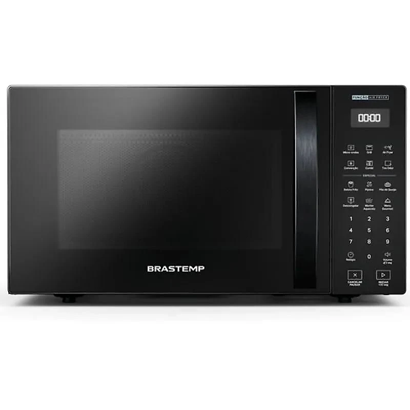 Micro-ondas de Bancada Brastemp 26L Air Fryer Preto BMC29AE 127V