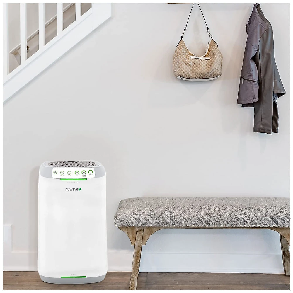 Purificador de Ar para Espaços até 89m2 com Filtro Bioguard Lavável, WIFI, Sensor de Qualidade do Ar e Odor, Nuwave Ox...