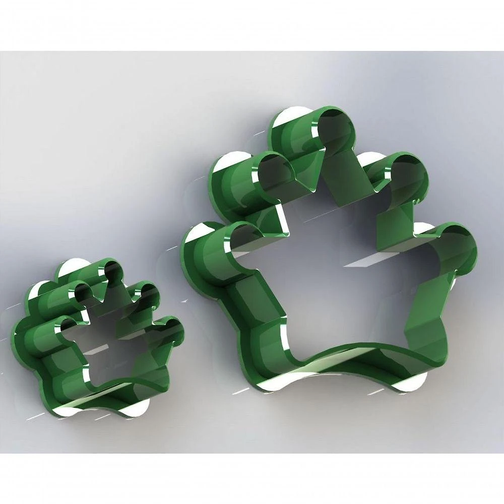 Cortador Coroa Mod. 02 Realeza Plástico PLA 6CM HB Formas e Cortadores