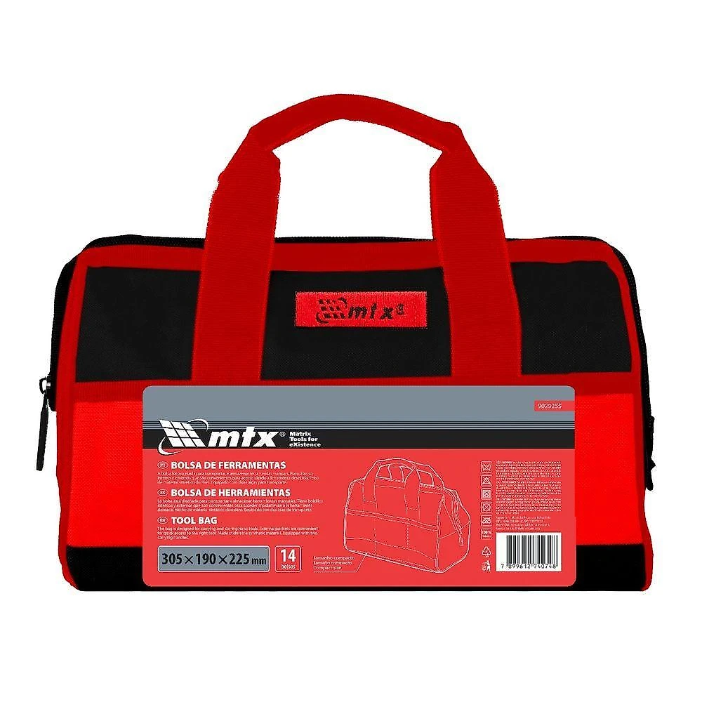 Bolsa para Ferramentas 9029255 14 Bolsos Organização Durabilidade MTX 190CM 305X190X195MM