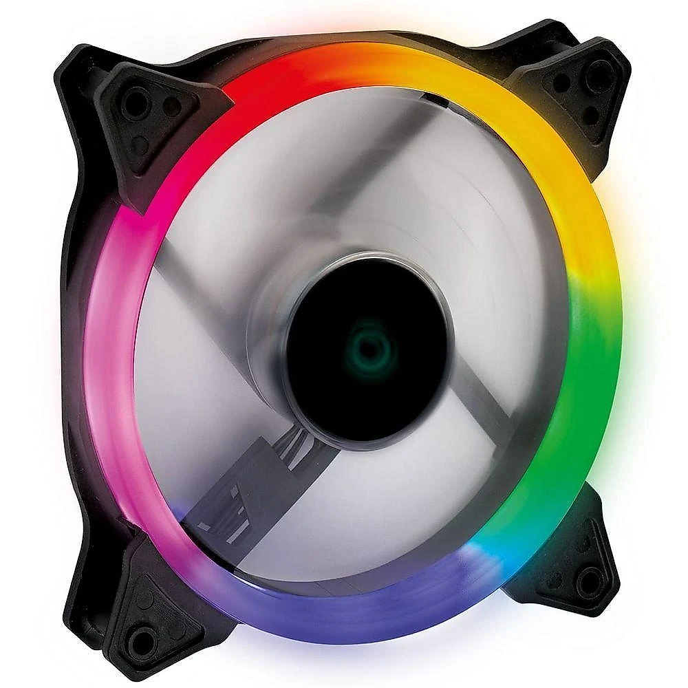 Fan-cooler Gamer Para Gabinete V.ring 5.0 Full Halo 120mm - Led Fixo 5 Cores - Vringfhfx5