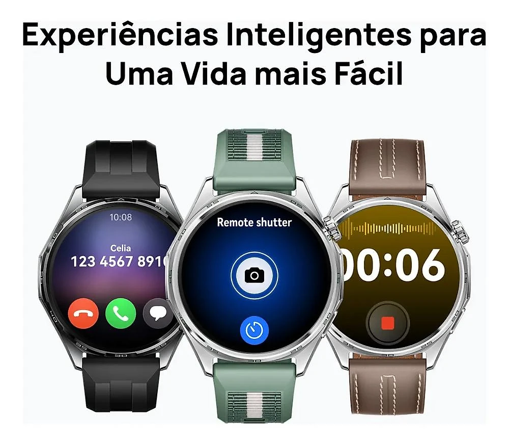 HUAWEI WATCH GT 6 Séries | Smartwatch Relogio | Potenciômetro de Ciclismo no Pulso | GPS Integrado