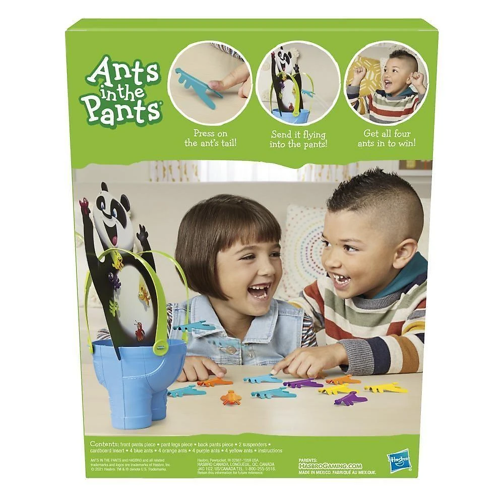 Jogo Formiga nas S F3101 - Habilidade com Montagem do Panda - Formigas Coloridas - Hasbro
