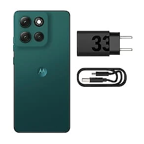 Smartphone Motorola Moto G86 5G Tela 6,7” 512GB 12GB RAM Câmera 50MP Verde Escuro