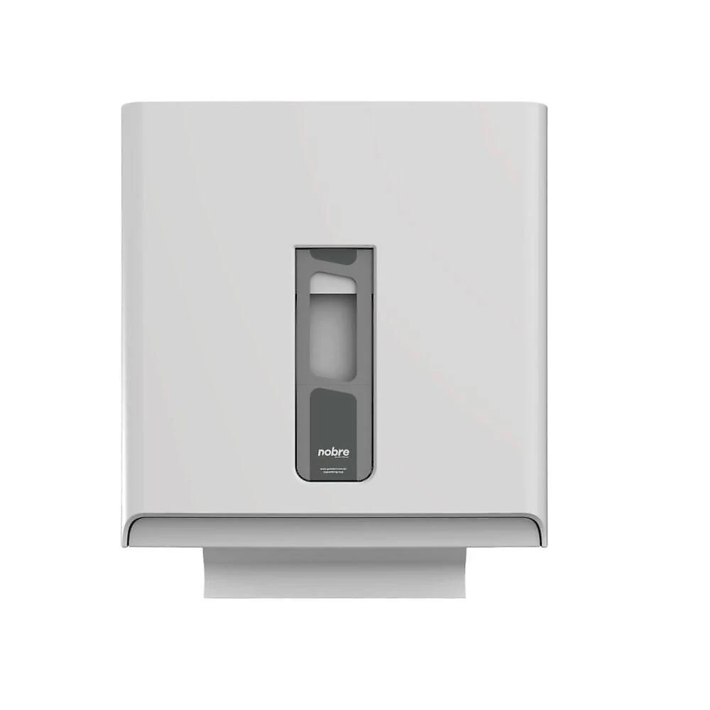 Dispenser para Papel Toalha Street em Plástico com Instalação Rápida Branco Nobre Tpc