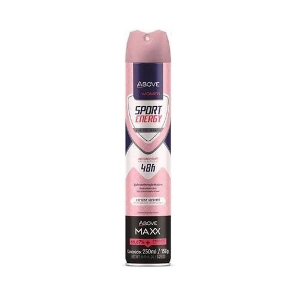 Desodorante Aerosol Above Maxx Sport Energy Women 250ml