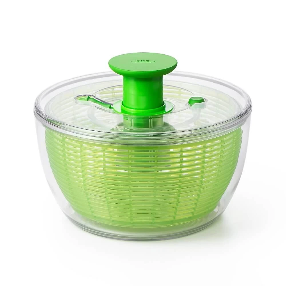 Lava e seca saladas de plástico oxo verde