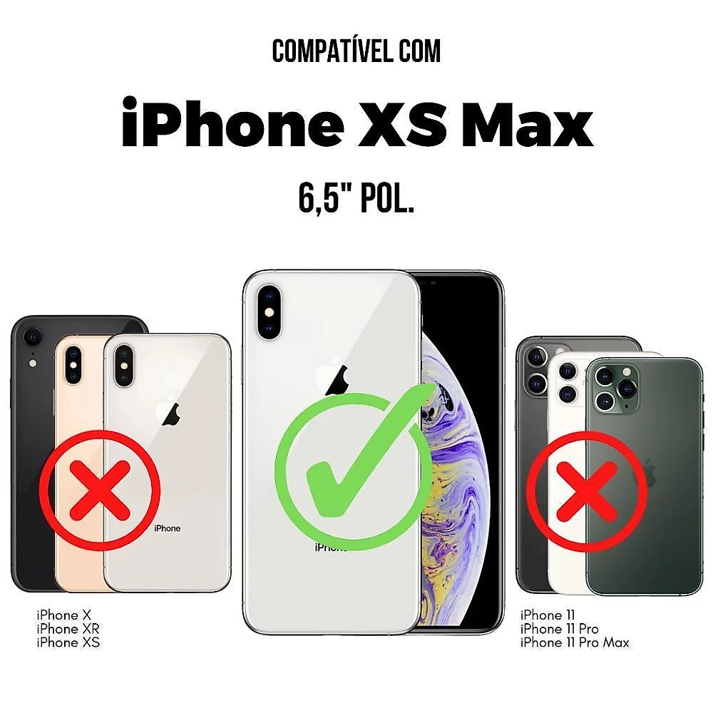 Película Para Iphone Xs Max - Defender Pro - Preta - Gshield