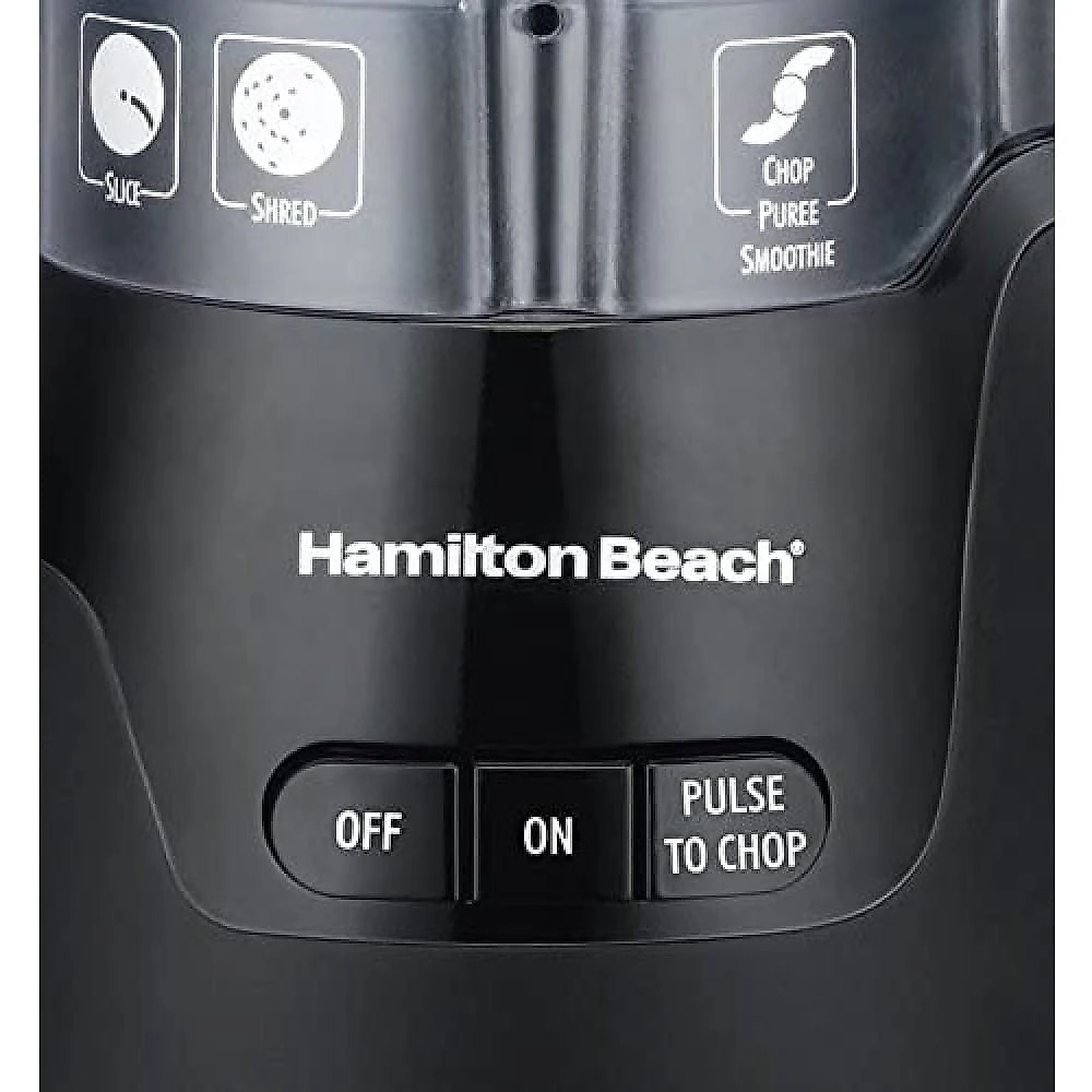 Hamilton Beach Processador de Alimentos Compacto 1 L Aço Inox 250W110V Preto