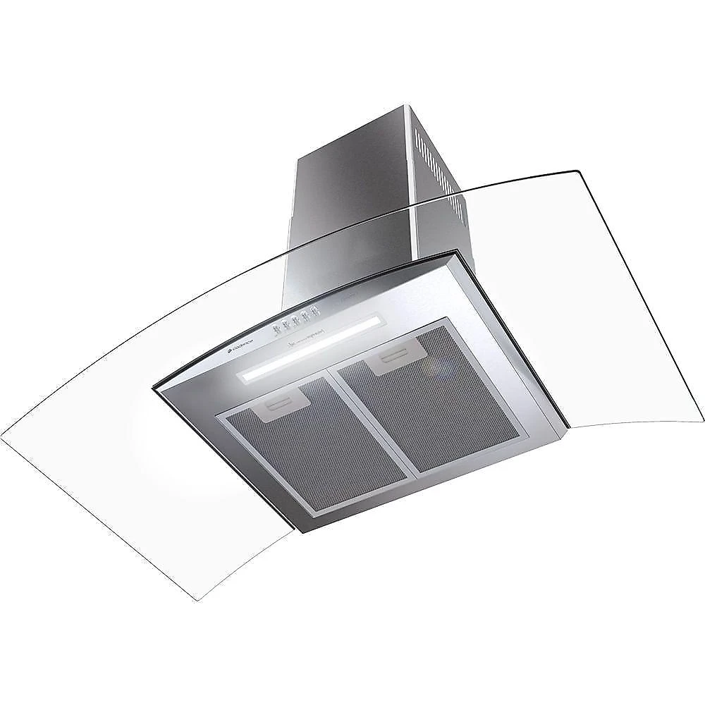 Coifa De Parede Cadence Inspire Vidro Curvo 90cm 110V