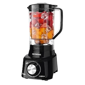 Liquidificador Mondial Turbo Full Black L900FB Preto 900W com 5 Velocidades