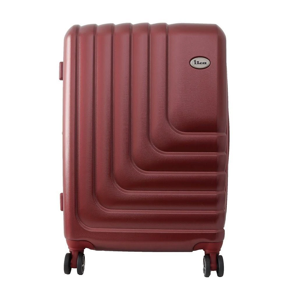 Mala de Viagem Grande em Abs com Cadeado Tsa e Rodas Duplas 360 IKA Flex Vermelho IKA