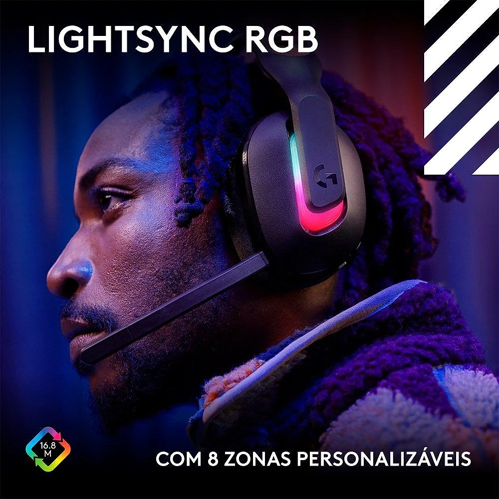 Headset Gamer Sem Fio Logitech G Astro A20 X LIGHTSPEED - Preto - 939-002246