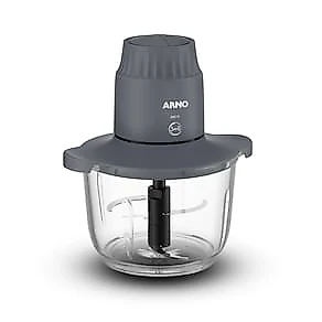 Processador de Alimentos Arno Choppeo CH01 500W com Recipiente de Vidro 2L 110V