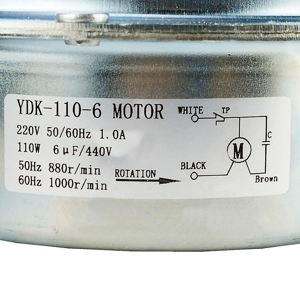 Motor Ventilador Condensadora 36000 A 80000 Btus Ydk110 H-6 Elgin