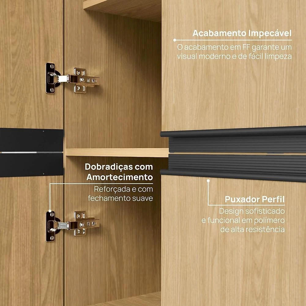 Paneleiro 4 Portas 70cm Nara CabeCasa MadeiraOriginals Paneleiro 4 Portas 70cm Nara CabeCasa MadeiraMadeira Avena