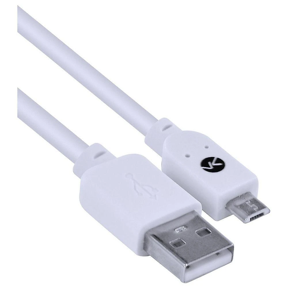 Cabo Usb Micro Usb 2m Musb-2 para Sincronização e Recarga 5V Branco Vinik