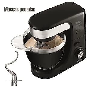 Batedeira Planetária Philco PHP500 Turbo com 11 Velocidades e 500W – Preto 110V