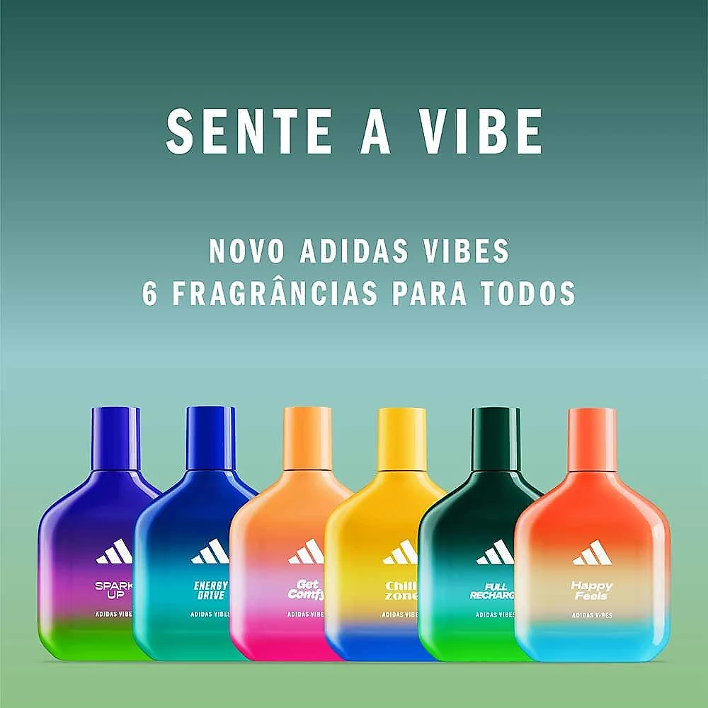 Perfume adidas vibes full recharge  eau de parfum masculino 100ml