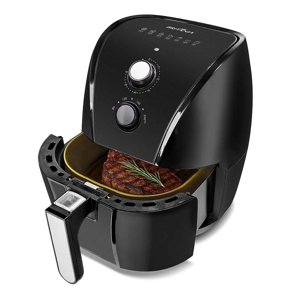 Air Fryer Britânia 5L Antiaderente Gold 1500W BAF45A 110V