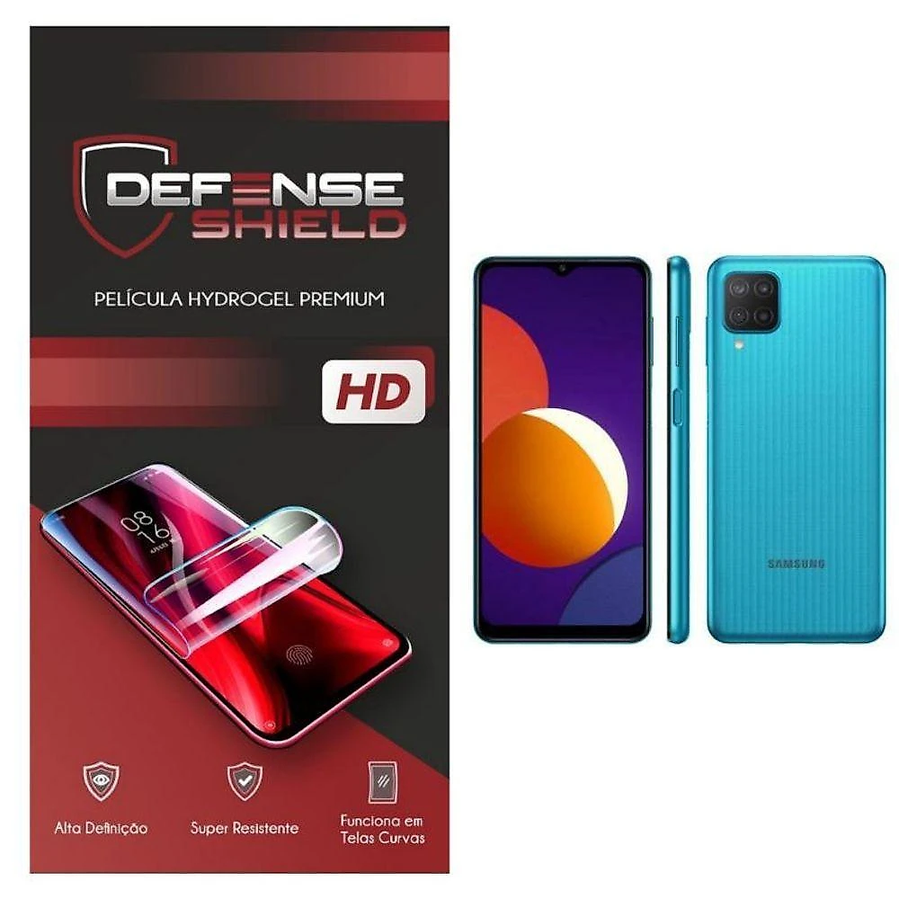 Pelicula Hydrogel Premium Proteção Frente + Verso Para Galaxy M12 Defense Shield