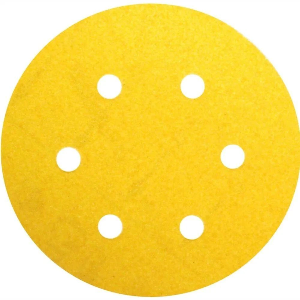 Disco De Lixa Madeira G125 Grão 80 152mm Com 6 Furos - 5539503144 - Norton