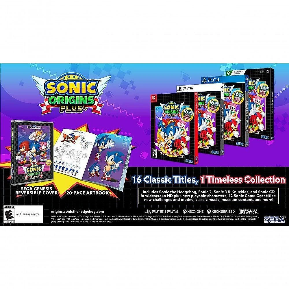 Jogo Sonic Origins Plus - Playstation 5