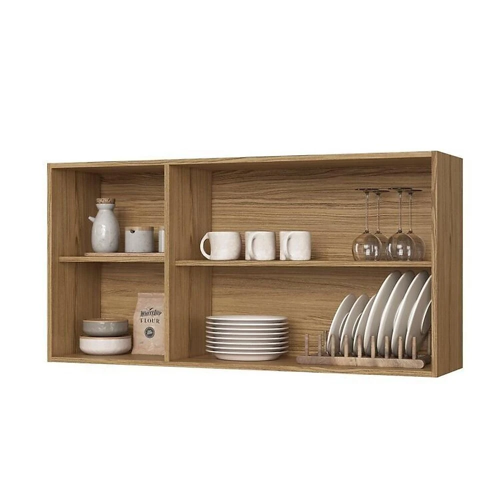 Cozinha Modulada 4 Peças com Paneleiro Florença Naturalle/Sabbia