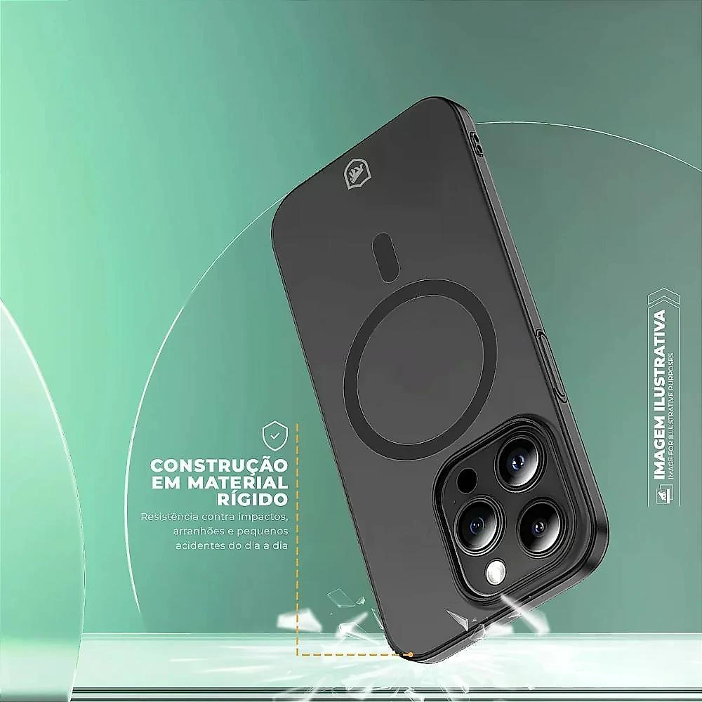 Capa para Celular Gshield para Iphone 17 Crystal Slim Magsafe Proteção Acrílico Transparente
