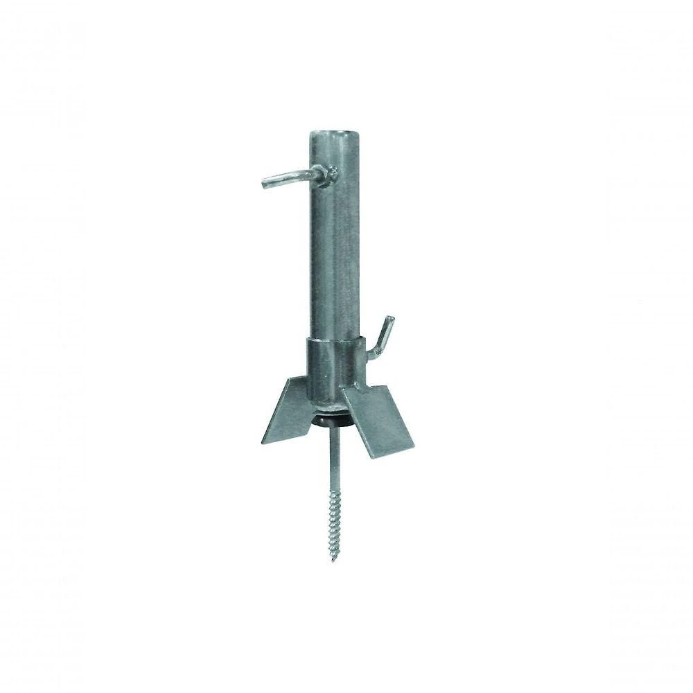 Suporte Antena 10-a Telha Brasilit 32mm Tubo 3- 4 Prata