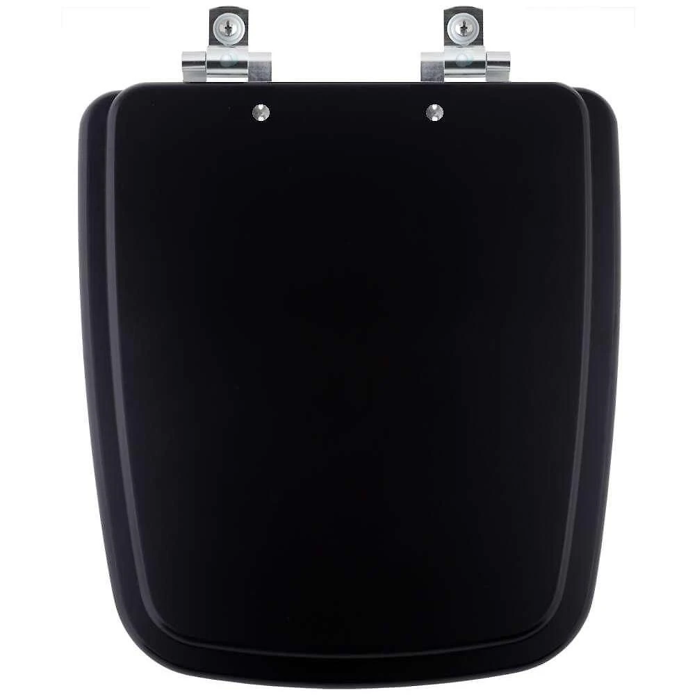 Assento Sanitario Fechamento Lento Boss Matte Black Preto Fosco Para Louça Incepa 6lpf