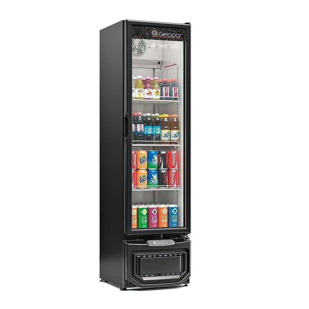 Refrigerador Vertical Gelopar GPTU230 228L 1 Porta Preto 110V