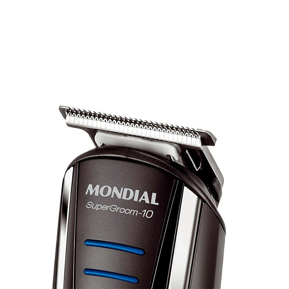 Aparador De Pelos Mondial Super Groom 10 Bg-03 Bivolt Bivolt