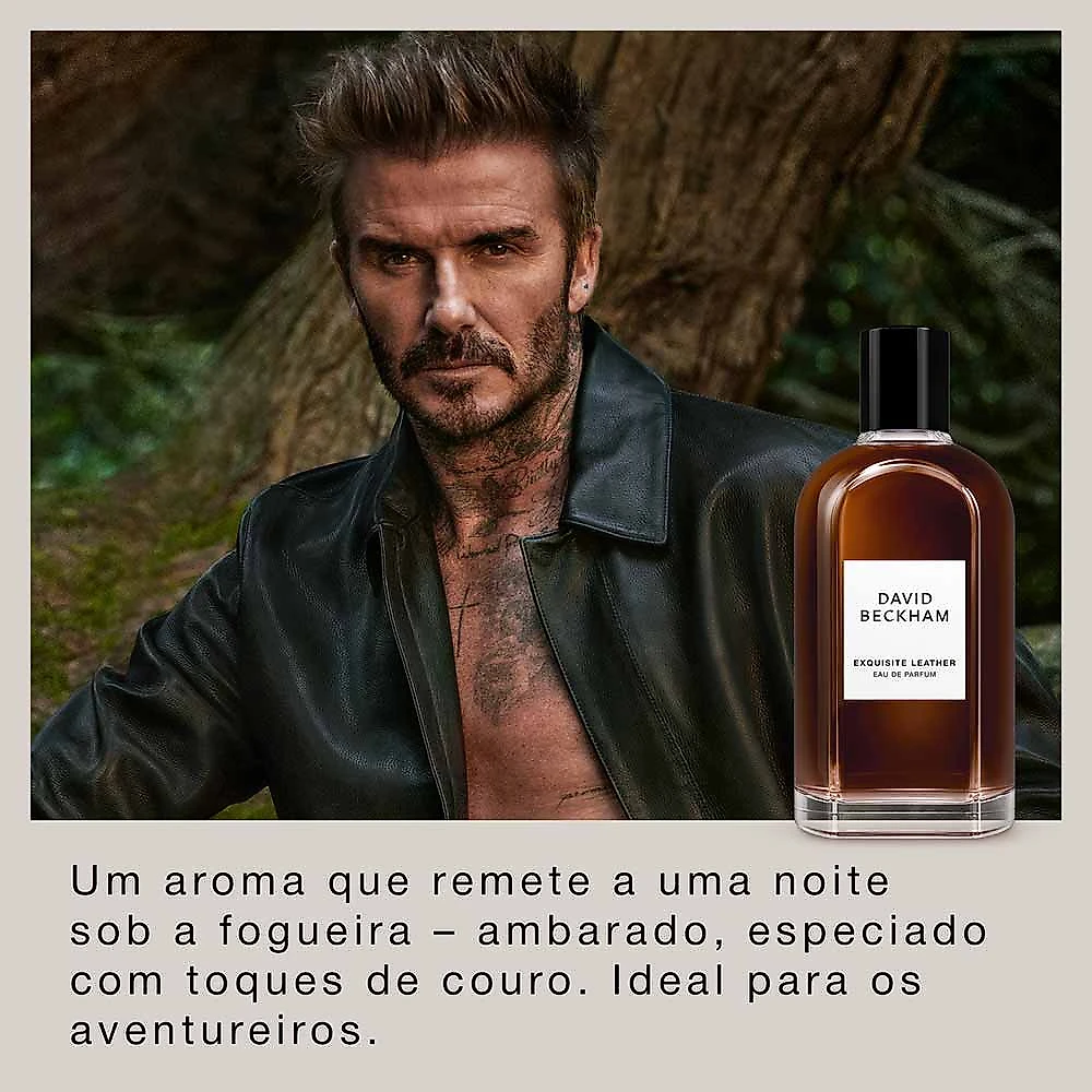 Perfume The Collection Exquisite Leather David Beckham Masculino Eau de Parfum 100ml