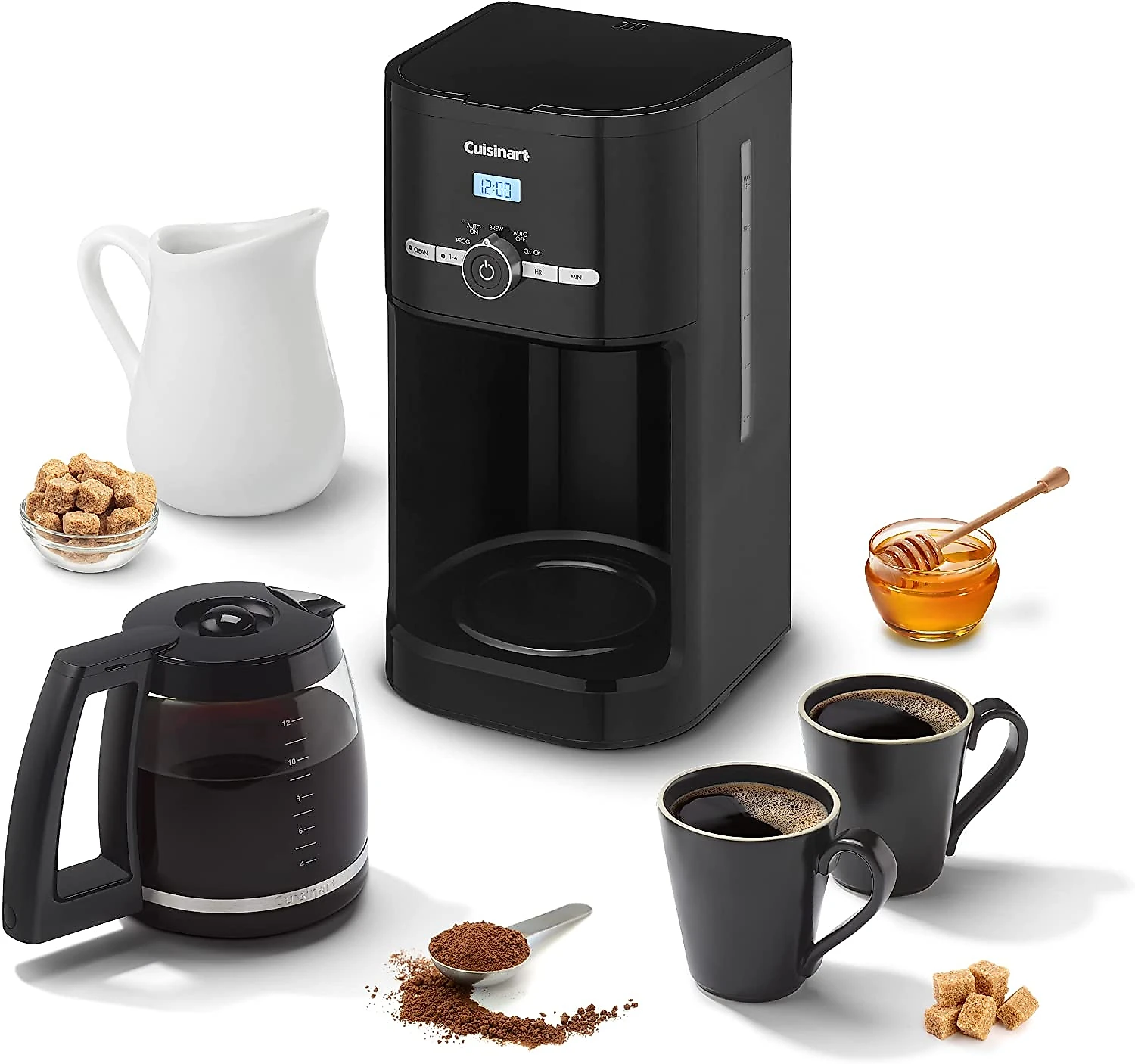 Cuisinart DCC1120BK Cafeteira Programável com Tela LCD e Painel de Controle 110V1025W Preta