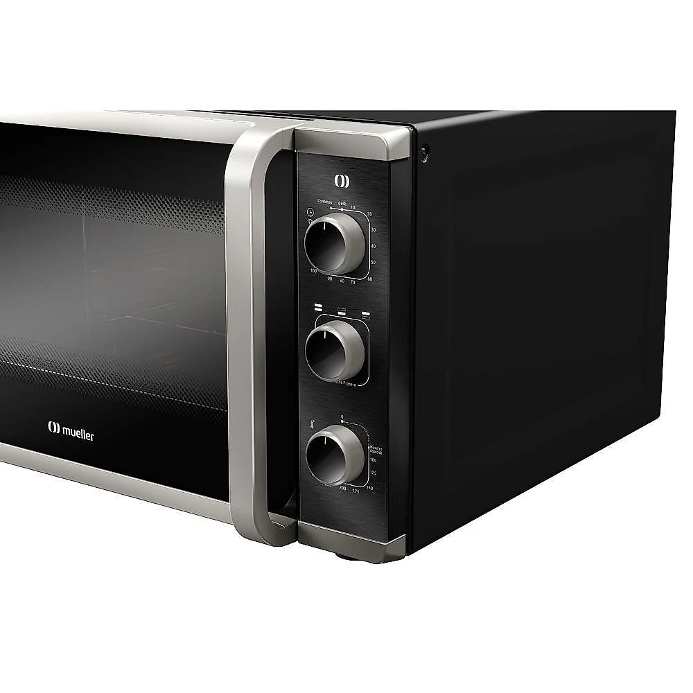 Forno Elétrico De Bancada Mueller 50 Litros E 3 Modos De Assar MFB50K Preto 110V