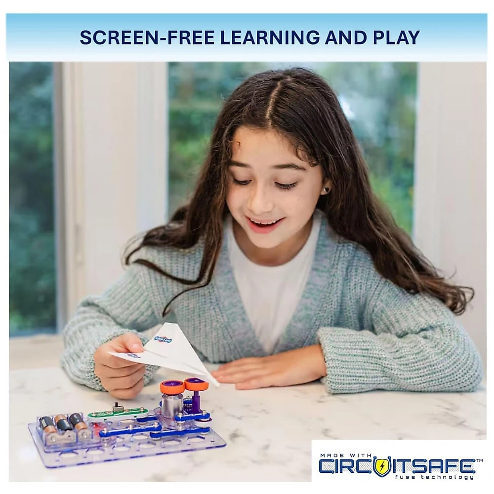 Snap Circuits Flight Deck – Kit Educacional de Eletrônica e Física para Crianças a Partir de 8 Anos