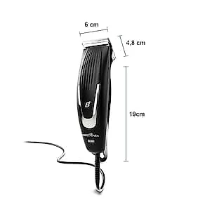 Máquina de Cortar Cabelo Britânia BCR03 18W com 9 acessórios - Preto 110V