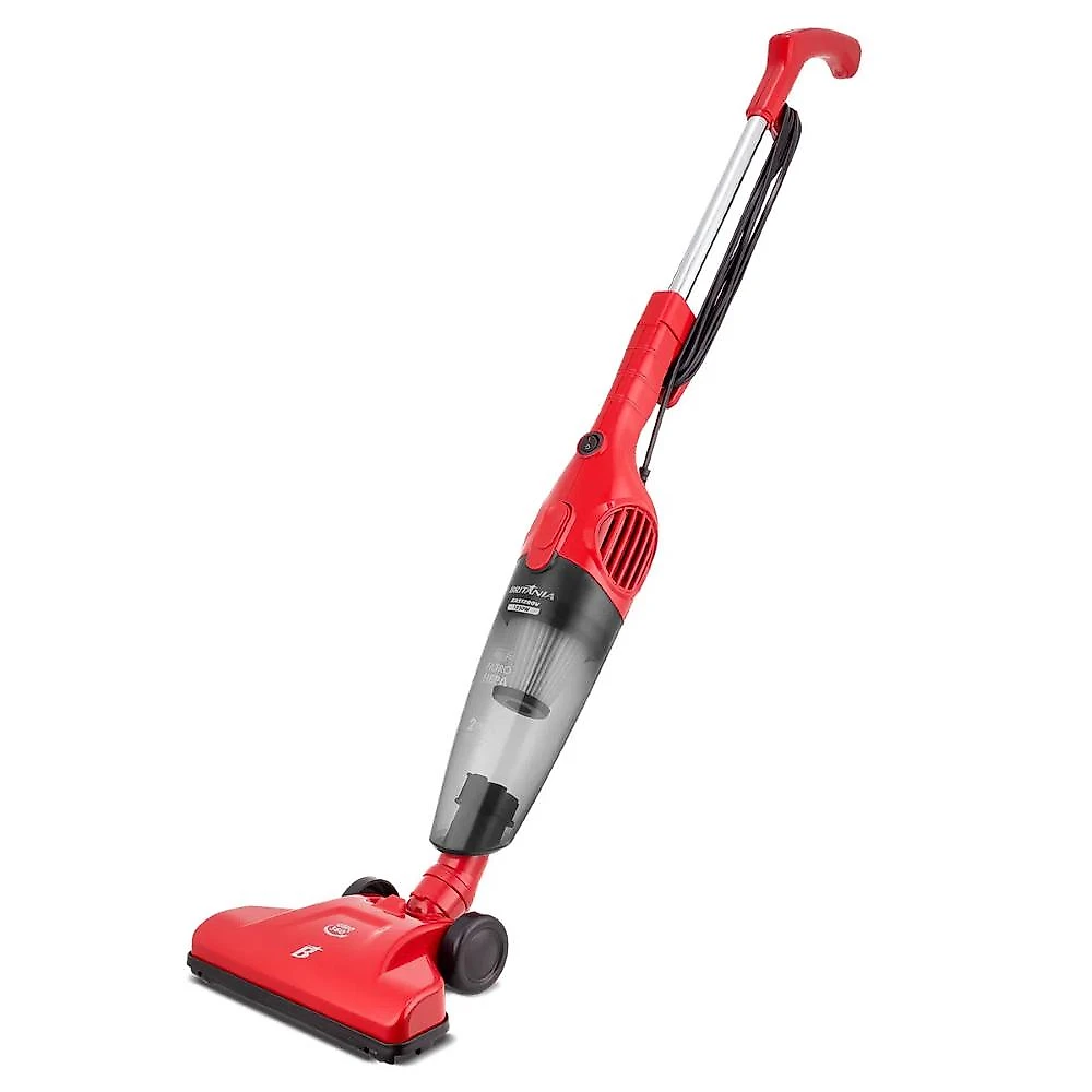 Aspirador de pó vertical portátil bas1290v 1250w britânia vermelho filtro lavável e acessórios 220v